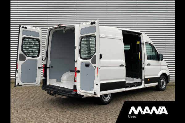 Volkswagen Crafter 35 3.180 180pk Automaat TDI L3H3 Highline Adaptive-Cruise 360Sensoren Camera Airco Verwarmde-Stoel/Voorruit/Spiegel CarPlay Trek