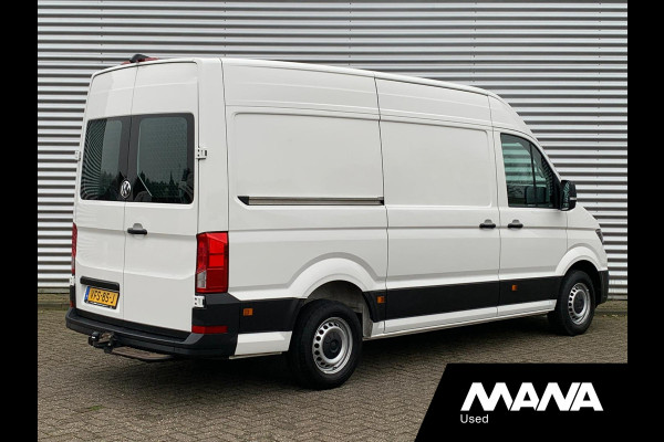 Volkswagen Crafter 35 3.180 180pk Automaat TDI L3H3 Highline Adaptive-Cruise 360Sensoren Camera Airco Verwarmde-Stoel/Voorruit/Spiegel CarPlay Trek