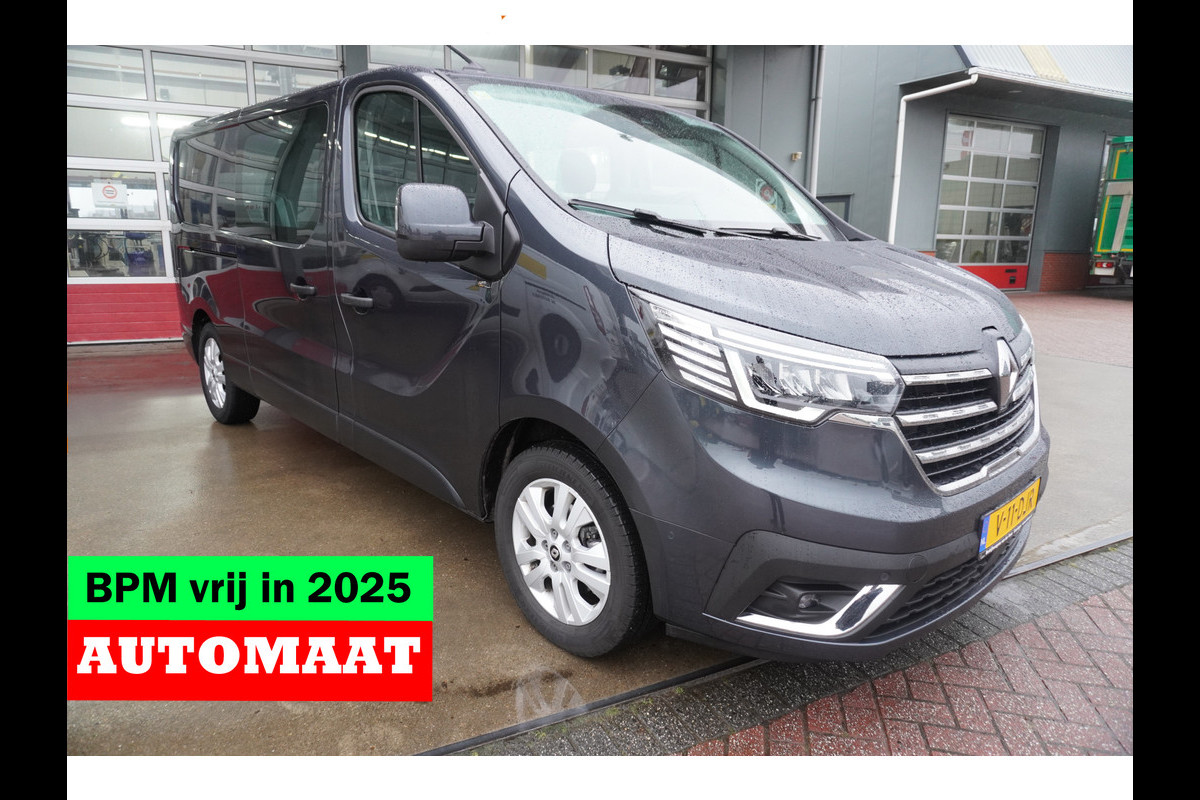 Renault Trafic 2.0 dCi 150PK L2H1 Dubbelcabine Luxe Schuifdeur Links en Rechts Nr. V129 | Climate | Adap.Cruise | Navi | Camera