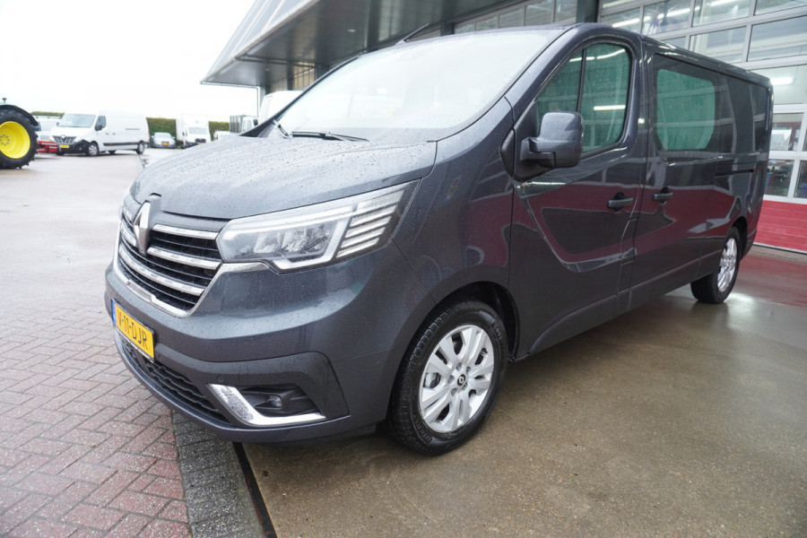 Renault Trafic 2.0 dCi 150PK L2H1 Dubbelcabine Luxe Schuifdeur Links en Rechts Nr. V129 | Climate | Adap.Cruise | Navi | Camera