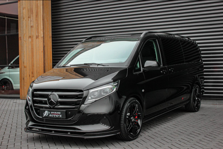 Mercedes-Benz Vito 119 CDI L3 SPORT DUBBEL CABINE / DC / BPM VRIJ / FULL BLACK / 2X SCHUIFDEUREN / AMG / VERLAAGD / APPLE CARPLAY