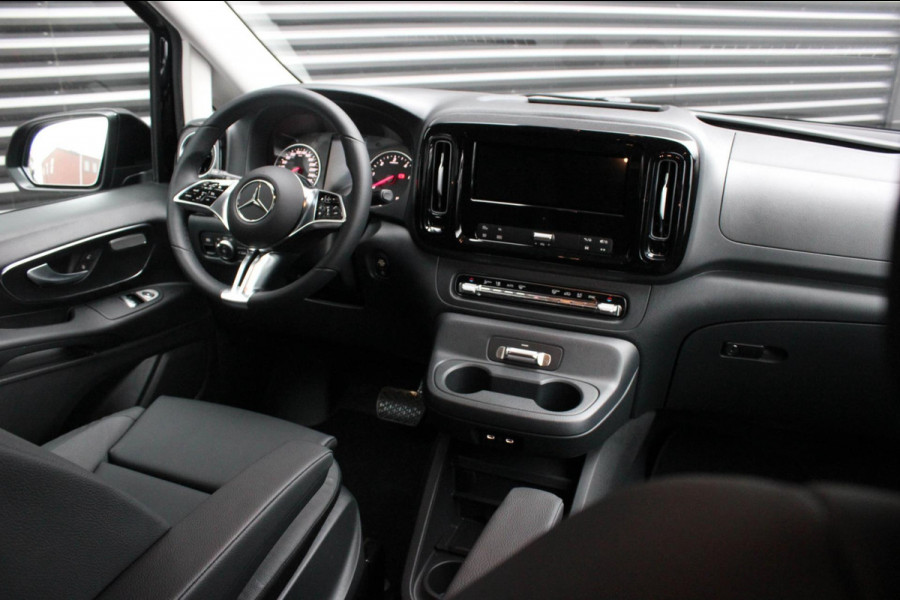 Mercedes-Benz Vito 119 CDI L3 SPORT DUBBEL CABINE / DC / BPM VRIJ / FULL BLACK / 2X SCHUIFDEUREN / AMG / VERLAAGD / APPLE CARPLAY