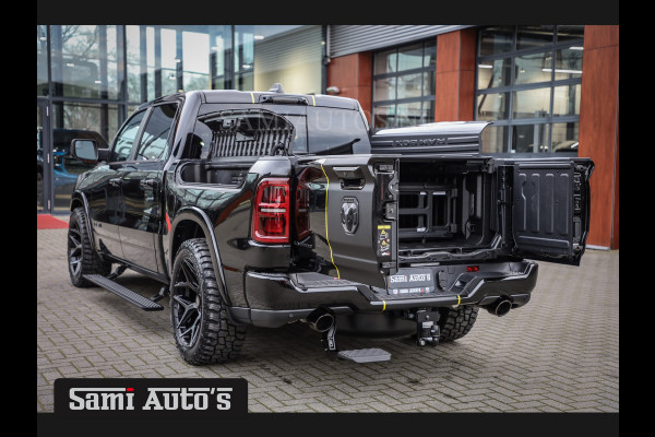 Dodge Ram 1500 DE MEEST LUXUEUZE PICK UP LIMITED NIGHT HIGH OUTPUT H.O 540PK 706 Nm 2025 | XB9 | MASSAGE | BOM VOL | CREW CAB | DUBBELE CABINE | GRIJSKENTEKEN | VOORRAAD NR 2353 - 5412