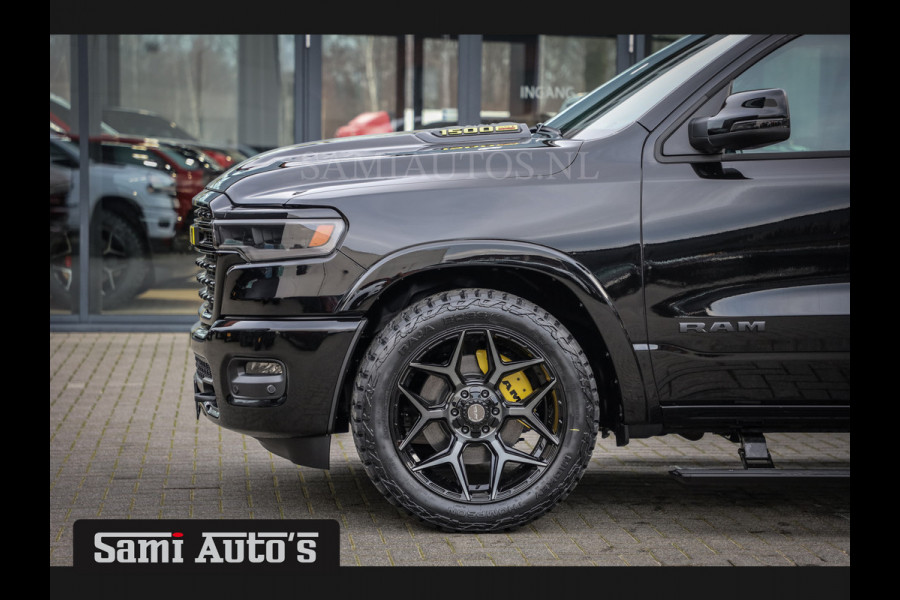 Dodge Ram 1500 DE MEEST LUXUEUZE PICK UP LIMITED NIGHT HIGH OUTPUT H.O 540PK 706 Nm 2025 | XB9 | MASSAGE | BOM VOL | CREW CAB | DUBBELE CABINE | GRIJSKENTEKEN | VOORRAAD NR 2353 - 5412