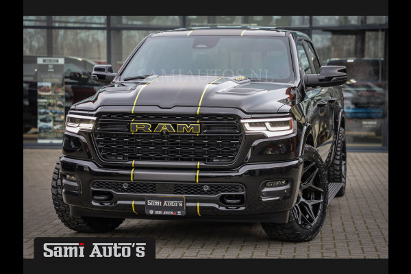 Dodge Ram 1500 DE MEEST LUXUEUZE PICK UP LIMITED NIGHT HIGH OUTPUT H.O 540PK 706 Nm 2025 | XB9 | MASSAGE | BOM VOL | CREW CAB | DUBBELE CABINE | GRIJSKENTEKEN | VOORRAAD NR 2353 - 5412