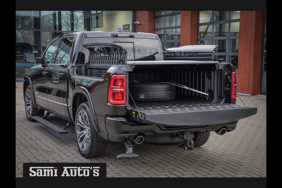 Dodge Ram 1500 TUNGSTEN HIGH OUTPUT | DE MEEST LUXUEUZE PICK UP | 23 SPEAKERS KLIPSCH | H.O 540PK 706 Nm 2025 | XB9 | MASSAGE | BOM VOL | CREW CAB | DUBBELE CABINE | GRIJSKENTEKEN | 5 PERSOONS | SV | VOORRAAD NR 2321 - 8586