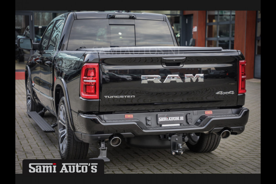 Dodge Ram 1500 TUNGSTEN HIGH OUTPUT | DE MEEST LUXUEUZE PICK UP | 23 SPEAKERS KLIPSCH | H.O 540PK 706 Nm 2025 | XB9 | MASSAGE | BOM VOL | CREW CAB | DUBBELE CABINE | GRIJSKENTEKEN | 5 PERSOONS | SV | VOORRAAD NR 2321 - 8586