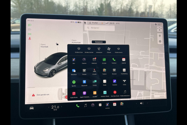 Tesla Model 3 Long Range AWD 75 kWh Trekhaak,1e Eigenaar,Autopilot,Panodak,BTW Auto,Leder,360 Camera,NL Auto,Lmv,N.A.P,APK tot 12-2025