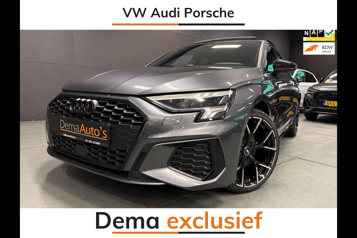 Audi A3 Sportback 40 TFSI E 3X S-LINE RS19'' RS-LEDER BLACK-LINE PANO FULL-OPTION!!