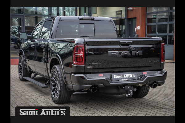 Dodge Ram 1500 LIMITED NIGHT HIGH OUTPUT H.O 540PK 706 Nm 2025 | XB9 | MASSAGE | BOM VOL | CREW CAB | DUBBELE CABINE | GRIJSKENTEKEN | DE MEEST LUXUEUZE en BEGEERDE Pick-up VOORRAAD NR 2338 - 5404