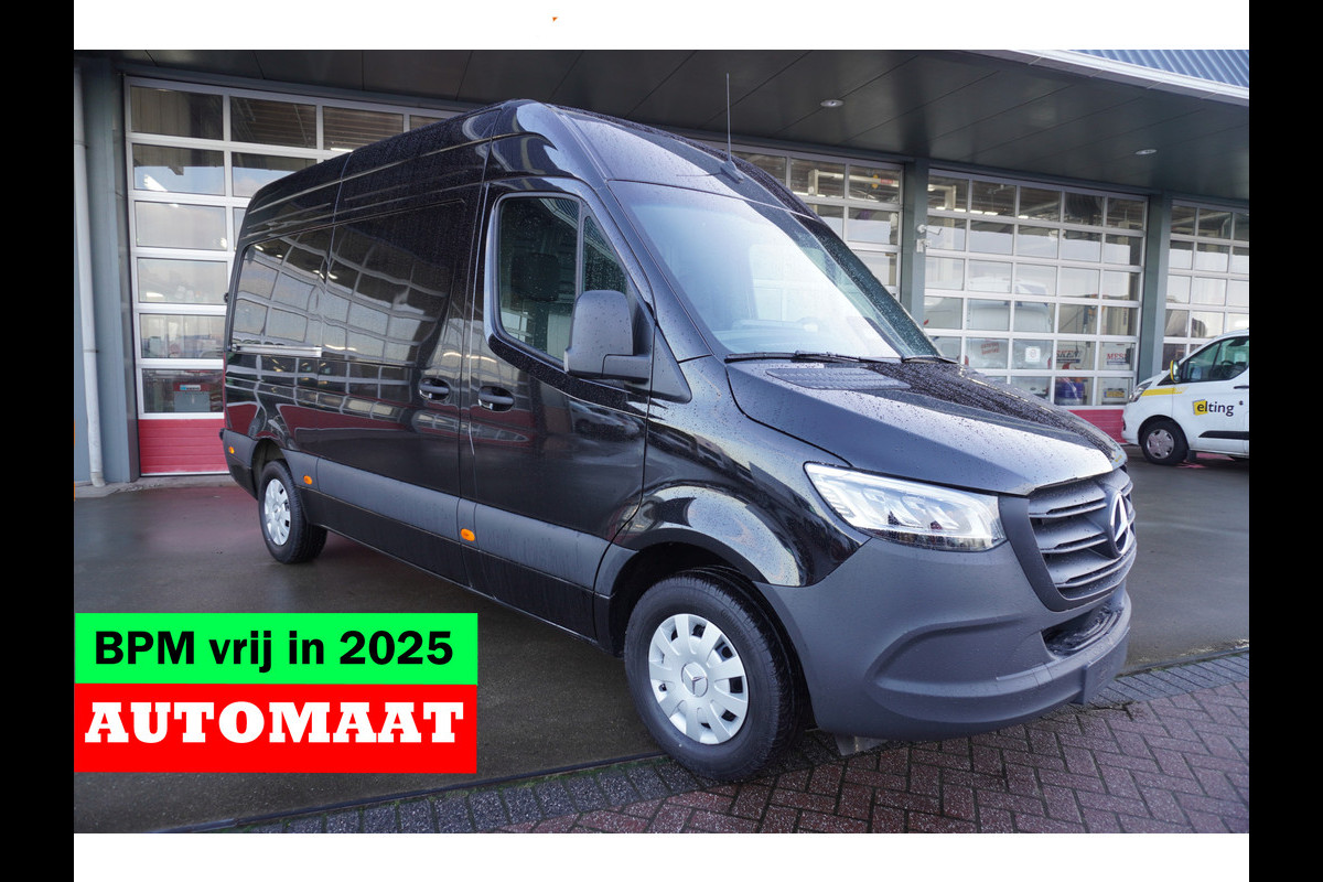 Mercedes-Benz Sprinter 317 CDI 170PK L2H2 Pro automaat Schuifdeur Links en Rechts Nr. V007 | Trekhaak 3.500 KG | Climate | Cruise | Apple/Android | Blis | Camera