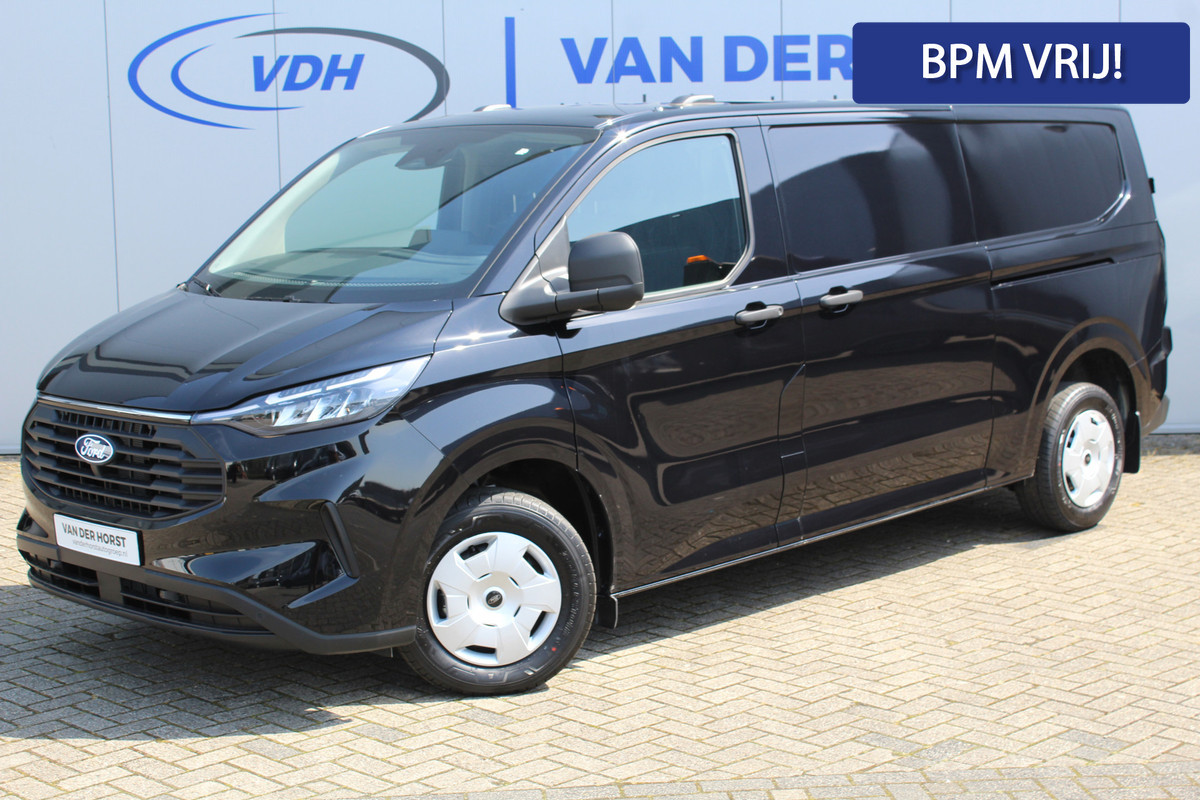 Ford Transit Custom 320 2.0-136pk TDCI L2H1 ´Trend´ schuifdeur li.+re. ! Overtuig u van de rijkwaliteiten van dit nieuwe model Ford Transit Custom ! Camera, LED koplampen, Cruise Control, Aut. Airco, Navigatie by Apple / Android, verwarmd voorraam etc.