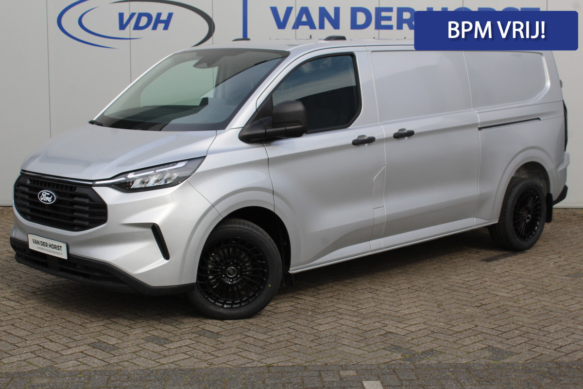 Ford Transit Custom 320 2.0-136pk TDCI L2H1 ´Trend´, schuifdeur li. + re. ! Overtuig u van de rijkwaliteiten van dit nieuwe model Ford Transit Custom. Camera, LED koplampen, Cruise Control, Aut. Airco, Navigatie by Apple / Android, Voorraam verwarmd, Metallic lak etc.