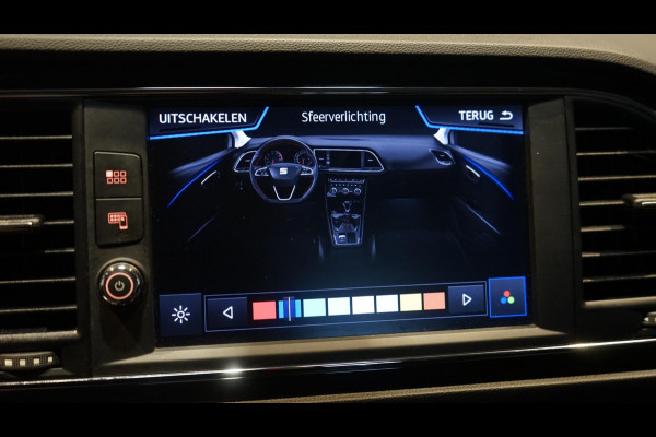 Seat León ST 2.0 TSI FR AUTOMAAT-ACC-AMBIANCE-BEATS-CAMERA-CARPLAY-LED-MODE-NAVIGATIE-TREKHAAK-VIRTUEEL