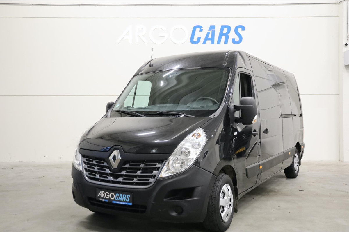 Renault Master T35 ZWART 2.3 dCi L3/H2 146PK NAVI CAMERA AIRCO LEASE v/a €112,- p.m. inruil mogelijk