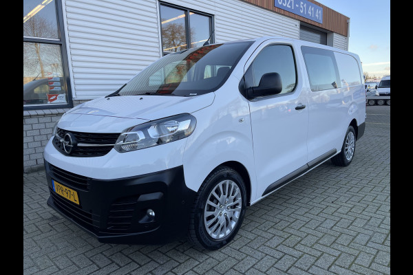 Opel Vivaro 2.0 CDTI 150pk L3H1 / DC 5 persoons / BPM vrij / vaste prijs rijklaar € 19.950 ex btw / lease vanaf € 366 / airco / cruise / stoelverwarming / pdc voor en achter !