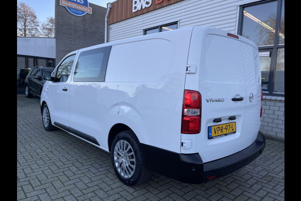 Opel Vivaro 2.0 CDTI 150pk L3H1 / DC 5 persoons / BPM vrij / vaste prijs rijklaar € 19.950 ex btw / lease vanaf € 366 / airco / cruise / stoelverwarming / pdc voor en achter !