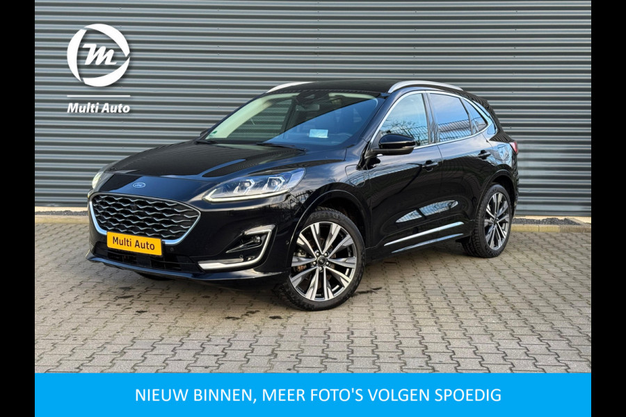 Ford Kuga 2.5 PHEV Vignale Plug In Hybrid 1500kg Trekgewicht PHEV | Panoramadak | Adaptive Cruise | Trekhaak | Lederen Sportstoelen Memory  | Head Up | 360 Camera | Stuurverwarming | Keyless |