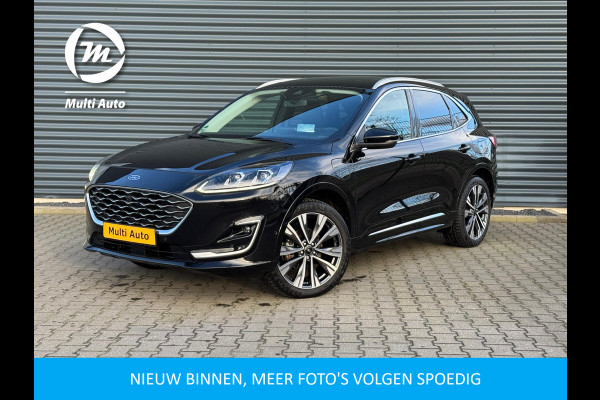 Ford Kuga 2.5 PHEV Vignale Plug In Hybrid 1500kg Trekgewicht PHEV | Panoramadak | Adaptive Cruise | Trekhaak | Lederen Sportstoelen Memory  | Head Up | 360 Camera | Stuurverwarming | Keyless |