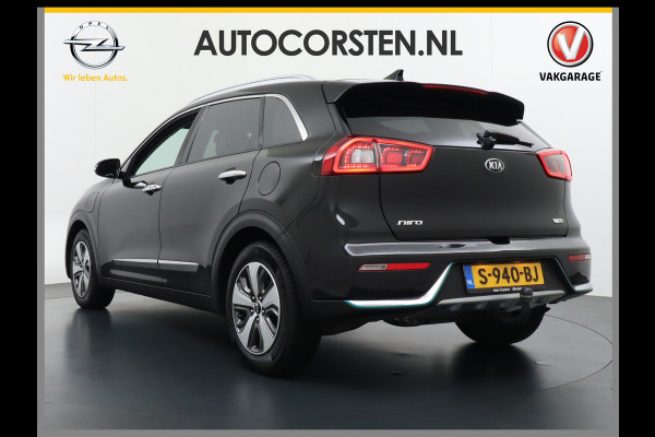 Kia Niro 1.6GDi PHEV Hybride Autom6. 141PK Leder Trekhaak Cruise control adaptief Apple Carplay Android Auto Keyless Navi Ecc Camera Pdc  Stoel verwarming/ventilatie Bluetooth Subwoofer Verwarmbare Voorruit Led Licht/Regensensor Spoorassistent Business Line Zeer compleet!