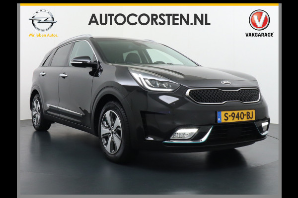 Kia Niro 1.6GDi PHEV Hybride Autom6. 141PK Leder Trekhaak Cruise control adaptief Apple Carplay Android Auto Keyless Navi Ecc Camera Pdc  Stoel verwarming/ventilatie Bluetooth Subwoofer Verwarmbare Voorruit Led Licht/Regensensor Spoorassistent Business Line Zeer compleet!