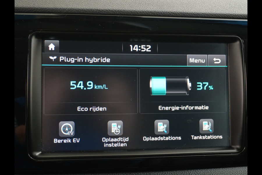 Kia Niro 1.6GDi PHEV Hybride Autom6. 141PK Leder Trekhaak Cruise control adaptief Apple Carplay Android Auto Keyless Navi Ecc Camera Pdc  Stoel verwarming/ventilatie Bluetooth Subwoofer Verwarmbare Voorruit Led Licht/Regensensor Spoorassistent Business Line Zeer compleet!