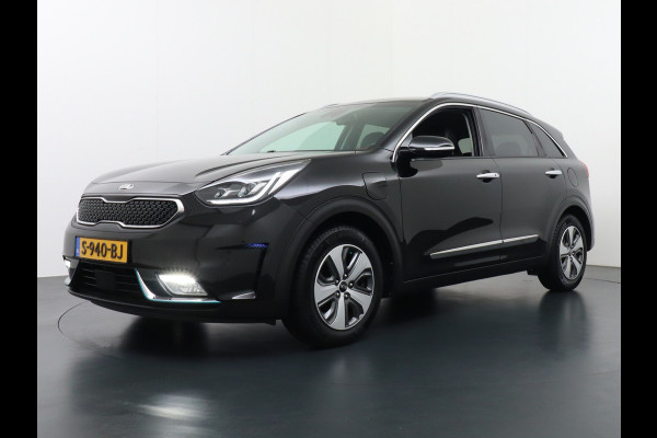 Kia Niro 1.6GDi PHEV Hybride Autom6. 141PK Leder Trekhaak Cruise control adaptief Apple Carplay Android Auto Keyless Navi Ecc Camera Pdc  Stoel verwarming/ventilatie Bluetooth Subwoofer Verwarmbare Voorruit Led Licht/Regensensor Spoorassistent Business Line Zeer compleet!