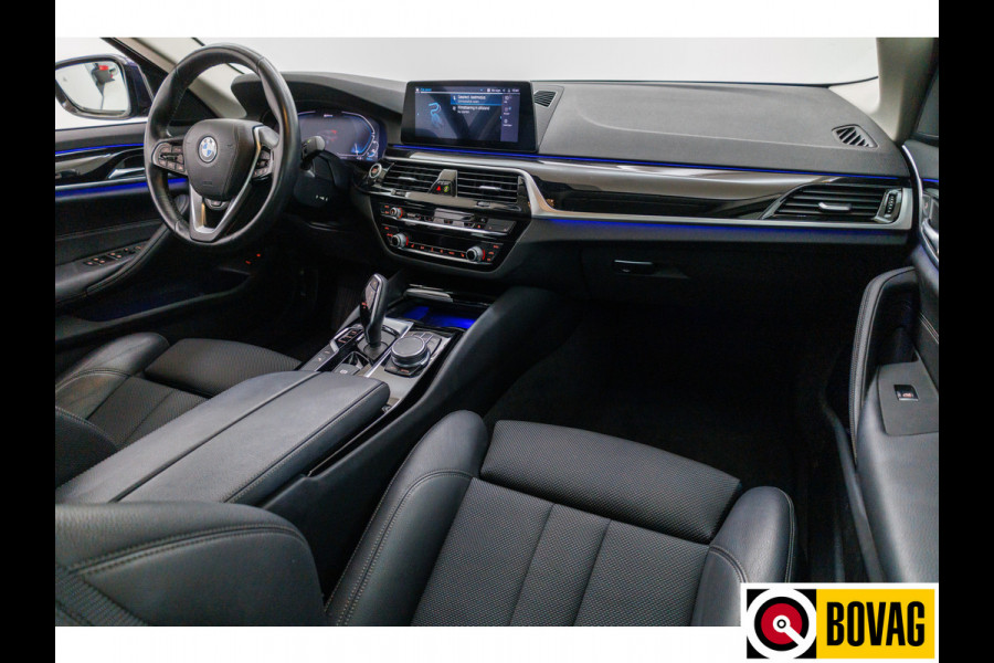 BMW 5 Serie 530e iPerformance High Executive 292 PK | Adap. Cruise | Stoel- stuurverwarming Sfeerverl, Navigatie, Shadowline