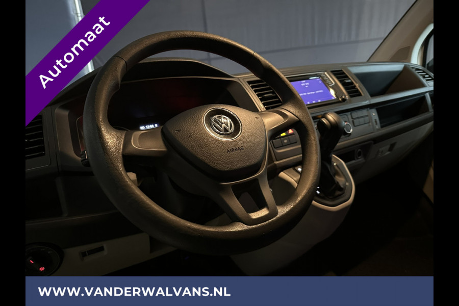 Volkswagen Transporter 2.0 TDI 150pk Automaat L2H1 Euro6 Airco | 2x zijdeur | Omvormer | Camera | Navigatie Apple Carplay, Android Auto, Cruisecontrol, Trekhaak, Parkeersensoren, Achterklep