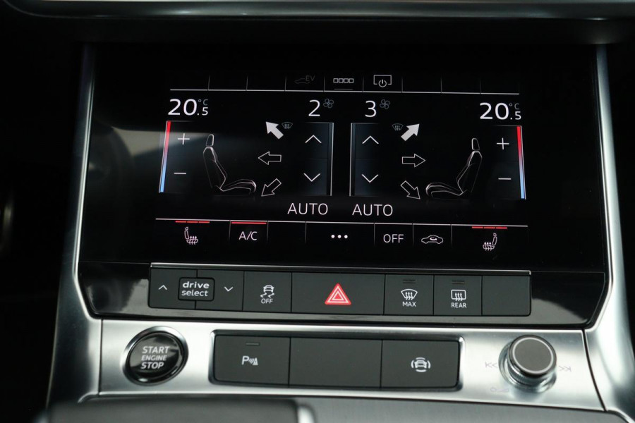 Audi A6 55TFSIe quattro 386pk S Line | Adaptive cruise | Stoelverwarming | Trekhaak | Carplay | Matrix LED | Half leder | Navigatie