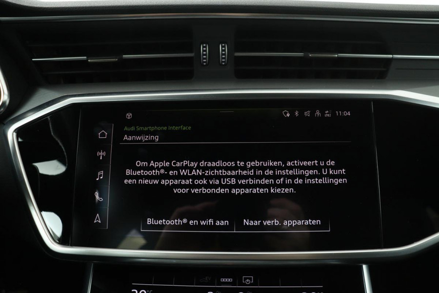 Audi A6 55TFSIe quattro 386pk S Line | Adaptive cruise | Stoelverwarming | Trekhaak | Carplay | Matrix LED | Half leder | Navigatie