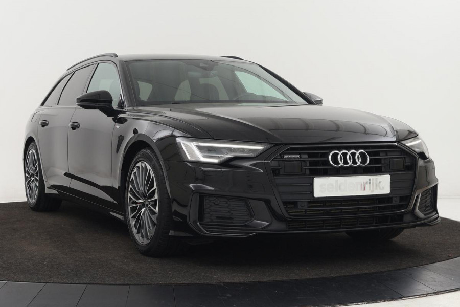 Audi A6 55TFSIe quattro 386pk S Line | Adaptive cruise | Stoelverwarming | Trekhaak | Carplay | Matrix LED | Half leder | Navigatie