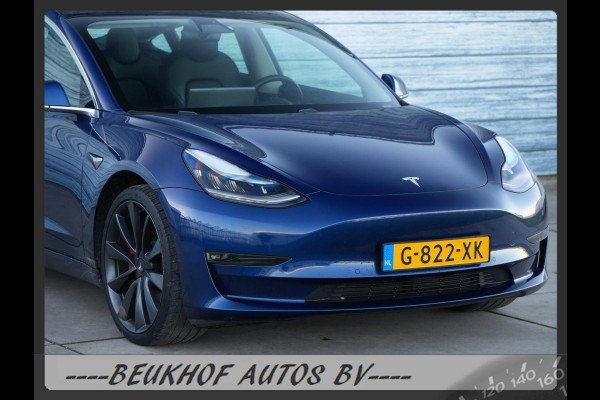 Tesla Model 3 Performance AWD 75 kWh 20inch 462Pk Full Fsd