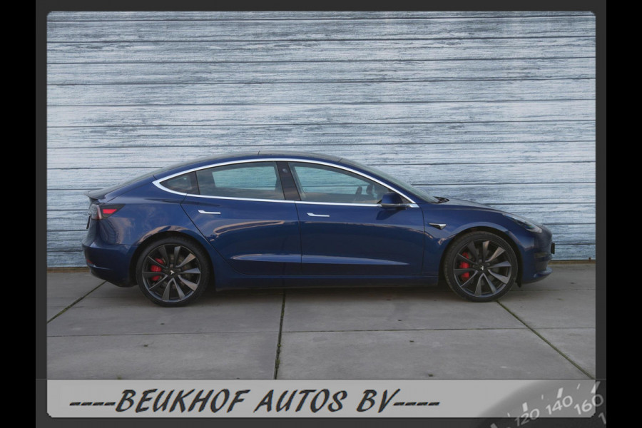 Tesla Model 3 Performance AWD 75 kWh 20inch 462Pk Full Fsd