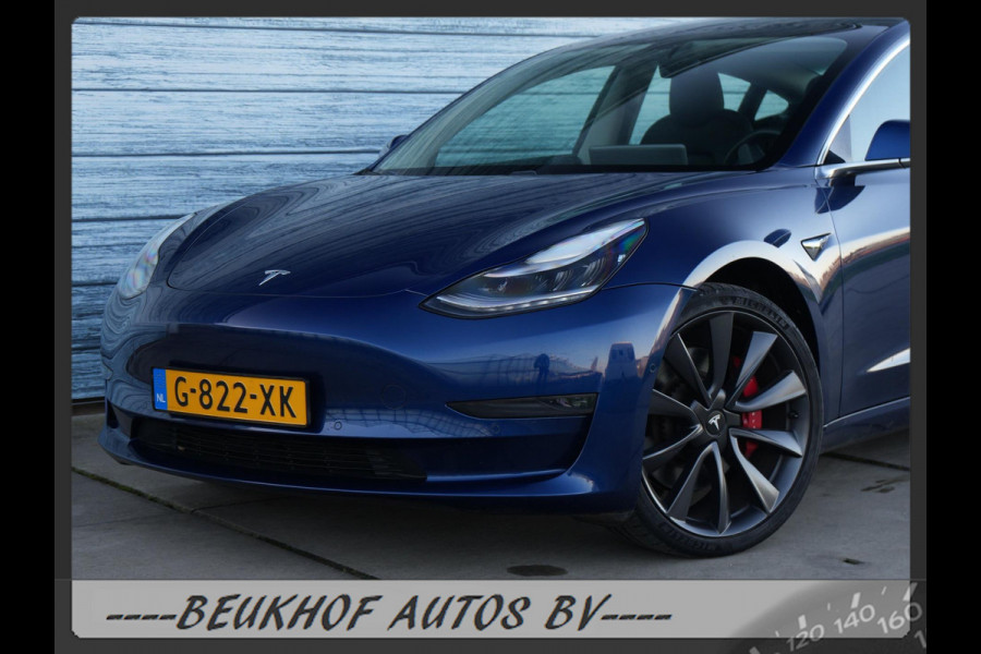 Tesla Model 3 Performance AWD 75 kWh 20inch 462Pk Full Fsd