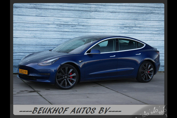 Tesla Model 3 Performance AWD 75 kWh 20inch 462Pk Full Fsd