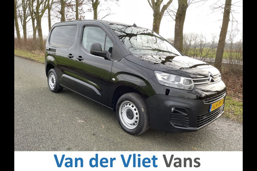 Citroën Berlingo 1.5 BlueHDI E6 3-Zits BPM Vrij! Lease €248 p/m, Airco, PDC, Carplay, Onderhouds historie aanwezig