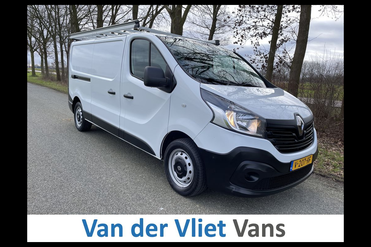 Renault Trafic 1.6 dCi 122pk E6 L2 Comfort BPM Vrij! Lease €239 p/m, Airco, PDC, Imperiaal, Trekhaak, Volledig onderhoudshistorie aanwezig