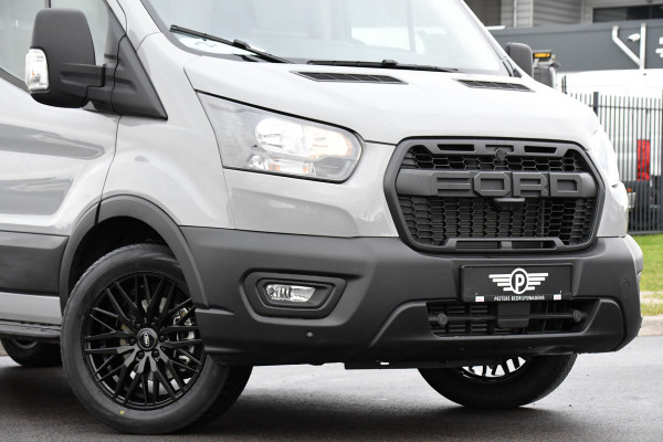 Ford Transit 350 2.0 TDCI L3H2 Raptor Edition Camera, Cruise, Carplay, Automaat, 130PK, Sensoren, Multimedia, UNIEK!