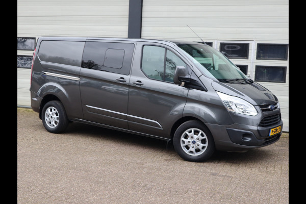 Ford Transit Custom 2.0 TDCI 170pk Euro 6 Automaat L2 DC 5 pers. - Schuifdr L+R - Camera - Leer