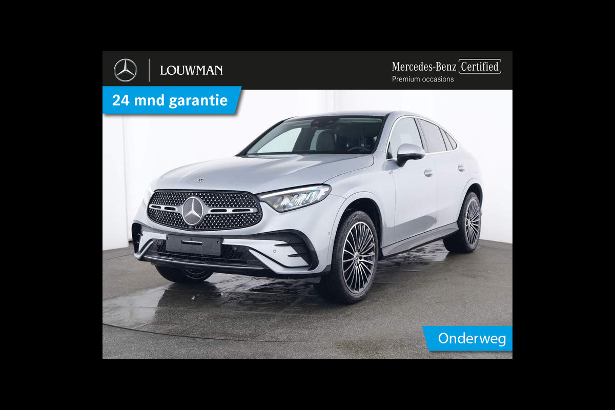 Mercedes-Benz GLC Coupé 300 e 4MATIC AMG Plug-In Hybride | AMG Styling | 20 Inch AMG Velgen | Stuur en Stoelverwarming | Burmester® 3D-Surround sound system | Rijassistentiepakket plus | Inclusief 24 maanden MB Certified garantie voor Europa.