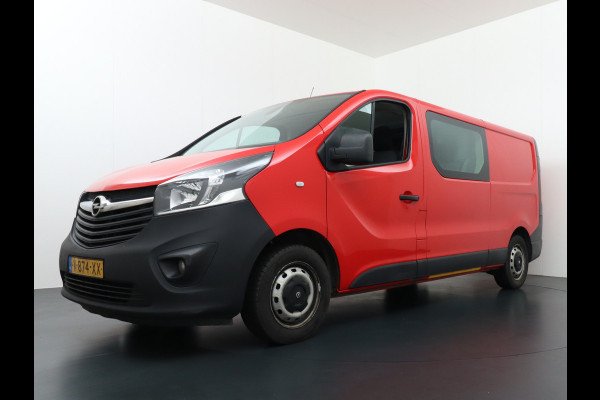 Opel Vivaro D126pk D.C. L2H1 Dubbele Cabine 5 Pers. Trekhaak Airco Navi Camera CruiseControl Pdc Bluetooth Licht-Regensensor 1.6CDTI DC Betonplex vloer Wandbetimmering Sport EcoFlex 1e Eigenaar Euro 6 2.000kg Trekgewicht