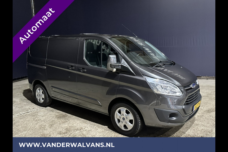 Ford Transit Custom 2.0TDCI 130pk Automaat L1H1 Euro6 Airco | 2x zijdeur | Trekhaak | LM velgen Cruisecontrol, Parkeersensoren, Dakdragers, Verwarmde voorruit, Bijrijdersbank