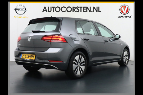 Volkswagen e-Golf Navi Ecc Adaptive Cruise Pdc Bluetooth Led Regen-Lichtsensor Select drive Car-Net App-Connect Elec.ramen en Spiegels E-DITION 1e Eigenaar!