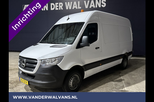 Mercedes-Benz Sprinter 516 CDI 164pk 3500kg Trekhaak L2H2 Dubbel Lucht Inrichting Euro6 Airco | Camera | Apple Carplay Cruisecontrol, Android Auto, Parkeersensoren