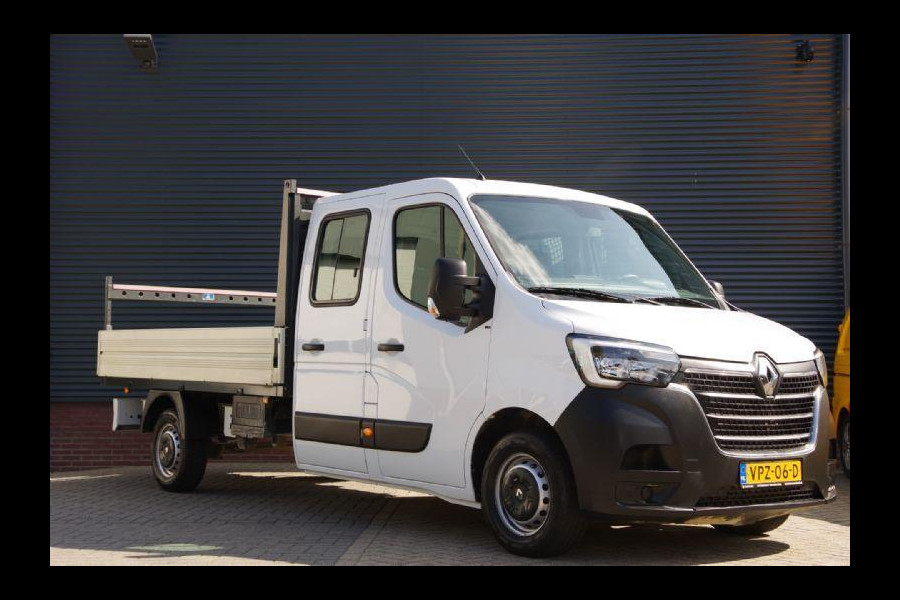 Renault Master T35 2.3 dCi L3 OPEN LAADBAK, 150PK, DC-7P, AIRCO, TREKHAAK, DUBBELE CABINE, PICK-UP, OPENLAADBAK, PICKUP