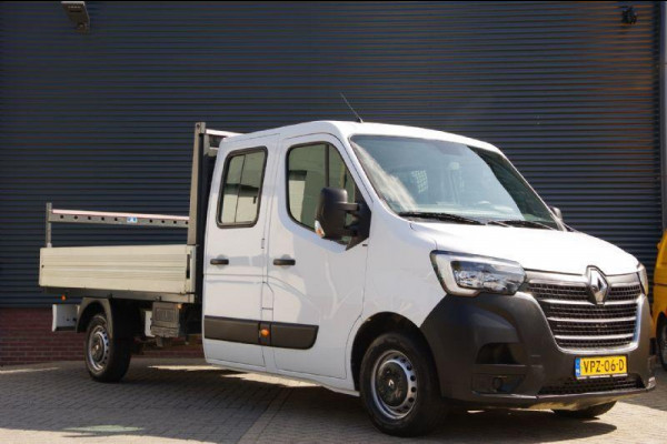 Renault Master T35 2.3 dCi L3 OPEN LAADBAK, 150PK, DC-7P, AIRCO, TREKHAAK, DUBBELE CABINE, PICK-UP, OPENLAADBAK, PICKUP