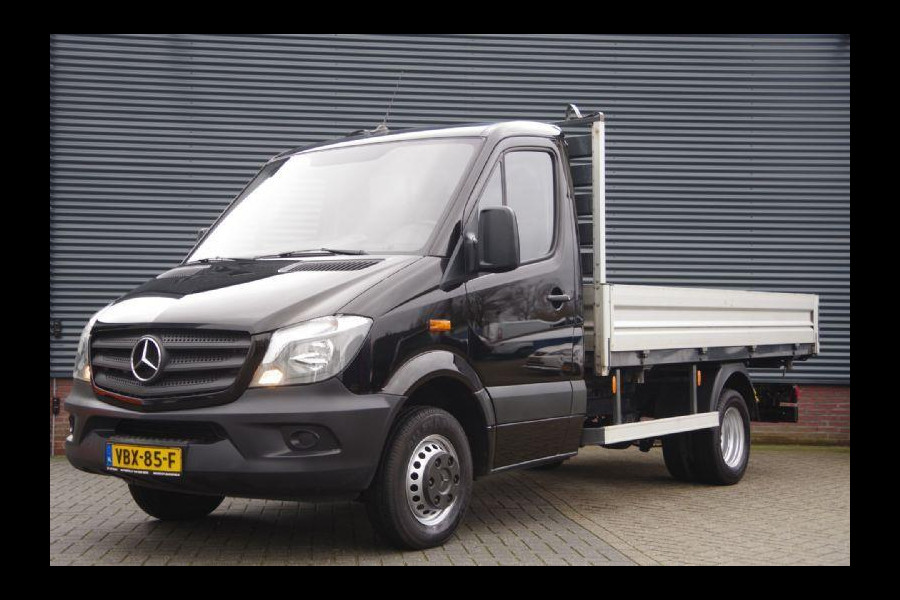 Mercedes-Benz Sprinter 519 3.0 V6 KIPPER 3 ZIJDIG, OPEN LAADBAK, 3.5T TREKHAAK, AIRCO, CRUISE, MF STUURWIEL