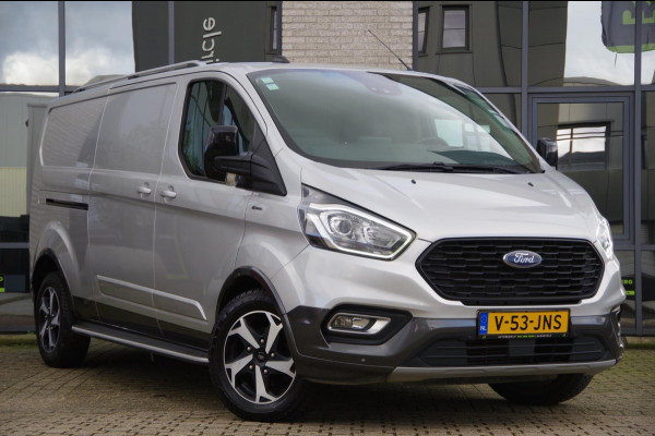 Ford Transit Custom 2.0 TDCI L2 ACTIVE EDITION, 170PK AUT. TREKHAAK, 17'' LMV, SIDESTEPS, CAMERA, CRUISE, AIRCO, STOELVERWARMING