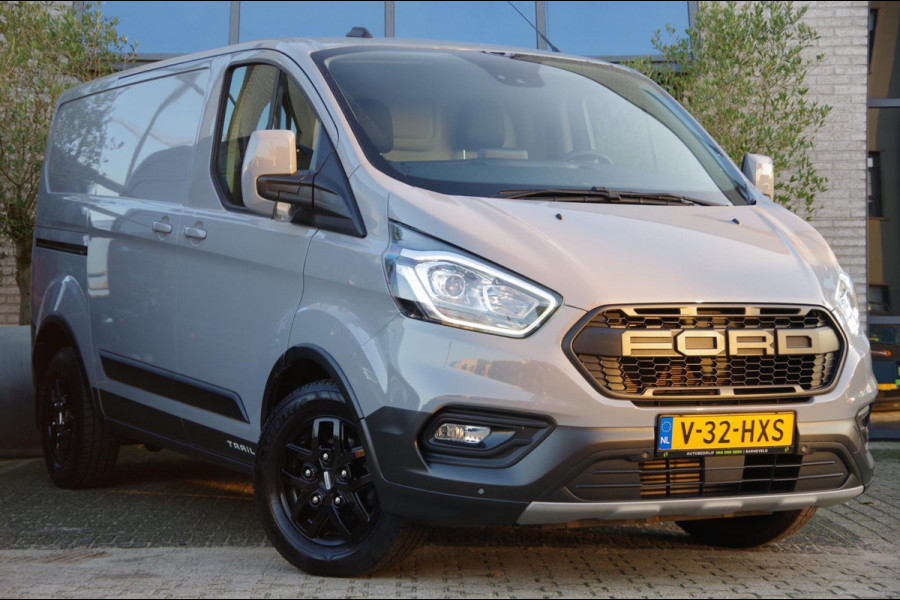 Ford Transit Custom 300 2.0 TDCI Trail 130PK, NARDO GREY, LEDER, CAMERA, TREKHAAK, NAVI, CRUISE, STOELVERWARMING, AIRCO, PDC